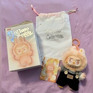Big Into Energy “Happiness” Labubu Plush Pendant with Outfit